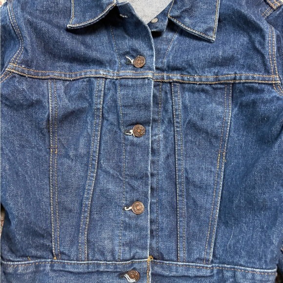 Vintage 80s Levi’s Darkwash Denim Jacket Small - Picture 4 of 6